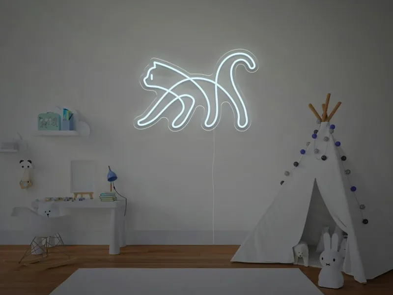 Pisica - Semn Luminos LED Neon