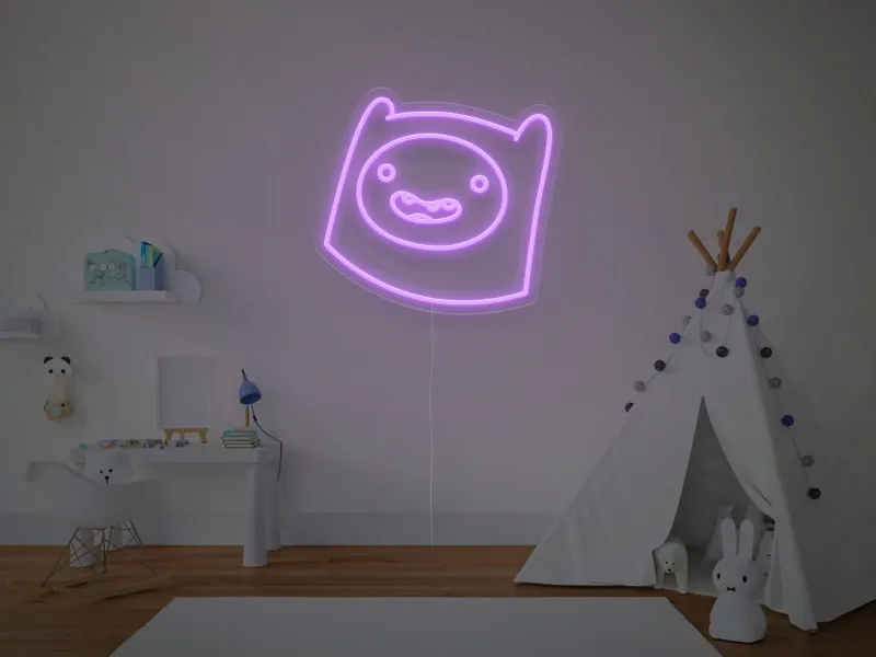 Finn the Human - Semn Luminos LED Neon