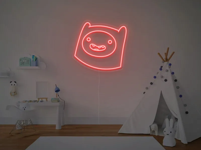 Finn the Human - Semn Luminos LED Neon