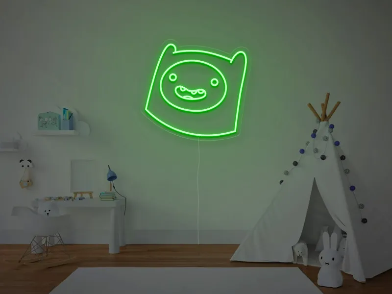 Finn the Human - Semn Luminos LED Neon