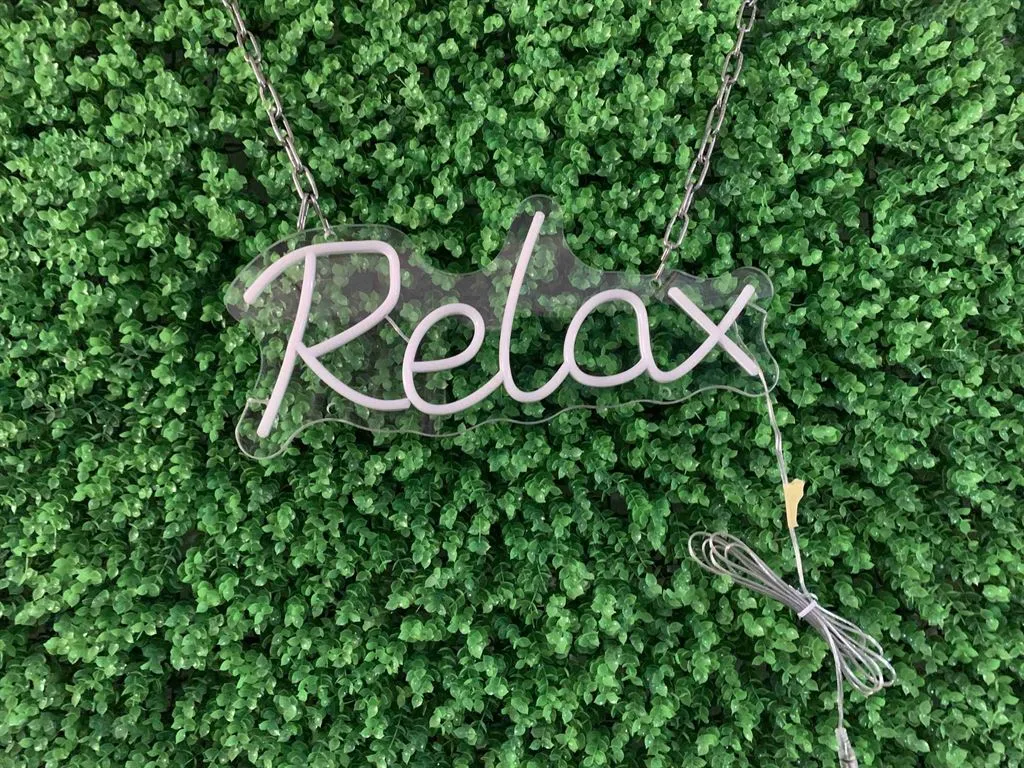 Relax - Semn Luminos LED Neon de Inchiriat