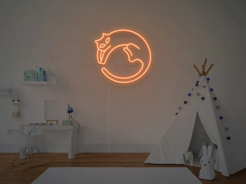 Pisica - Semn Luminos LED Neon