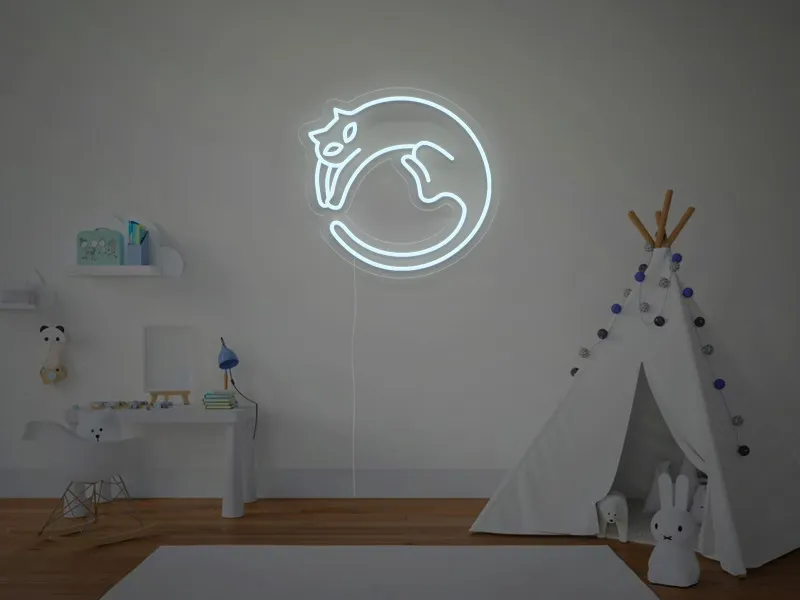 Pisica - Semn Luminos LED Neon