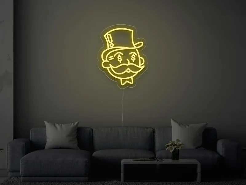 Monopoly - Semn Luminos LED Neon