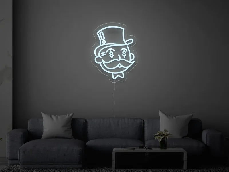 Monopoly - Semn Luminos LED Neon