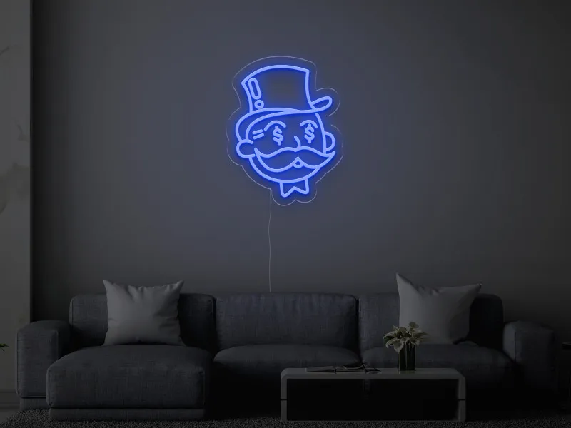 Monopoly - Semn Luminos LED Neon