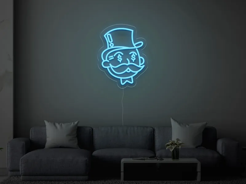 Monopoly - Semn Luminos LED Neon