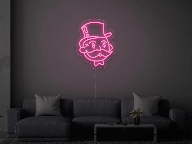 Monopoly - Semn Luminos LED Neon