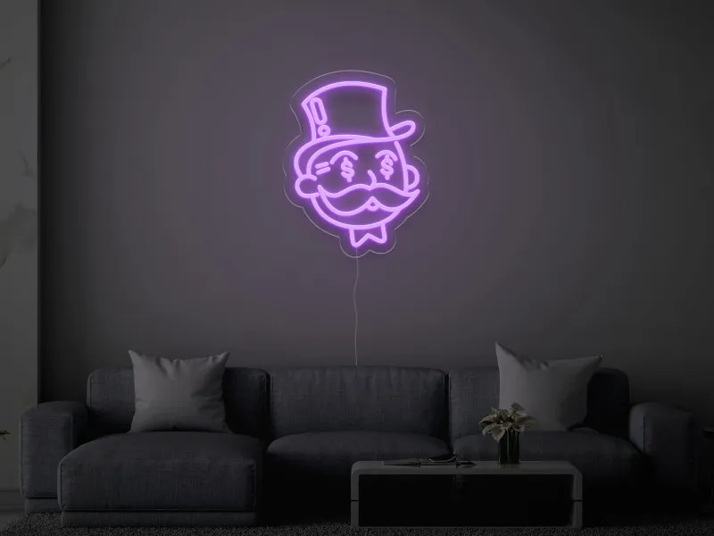 Monopoly - Semn Luminos LED Neon