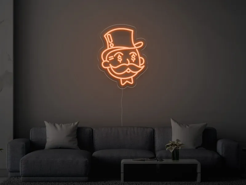 Monopoly - Semn Luminos LED Neon