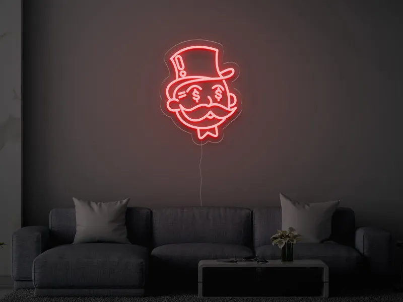 Monopoly - Semn Luminos LED Neon