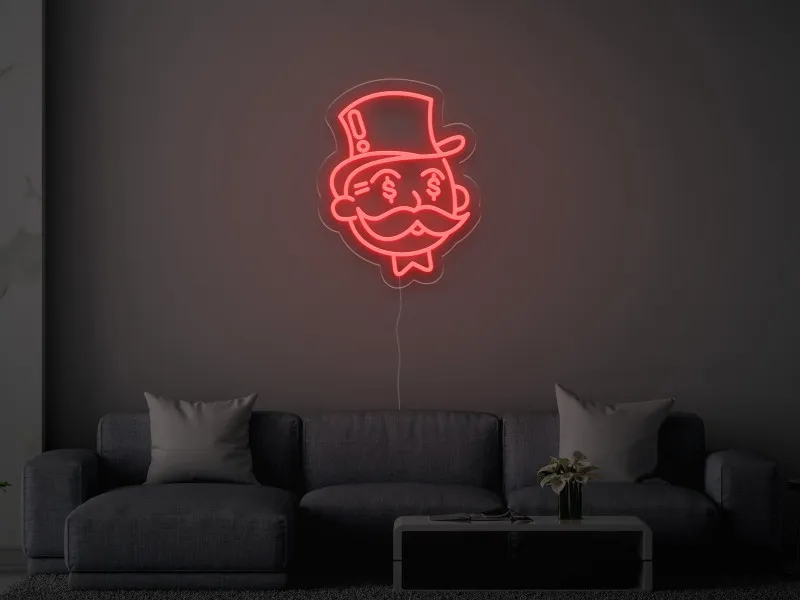 Monopoly - Semn Luminos LED Neon