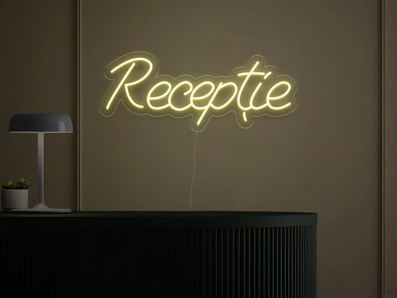 Receptie -  Semn Luminos LED Neon