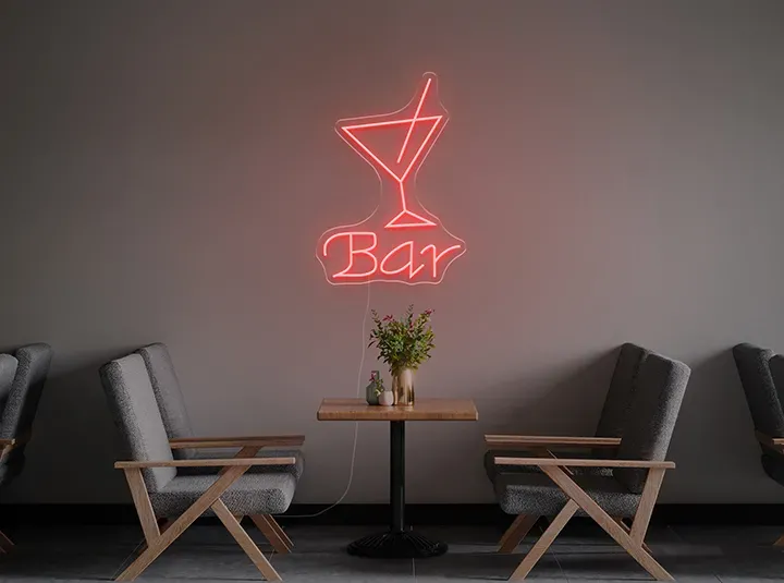 Cocktail & Bar - Semn Luminos LED Neon de Inchiriat
