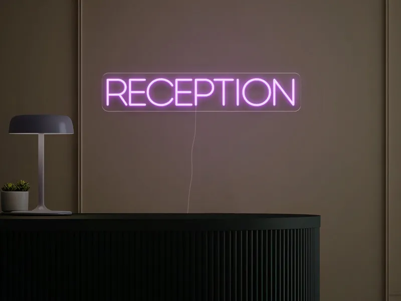 Reception -  Semn Luminos LED Neon