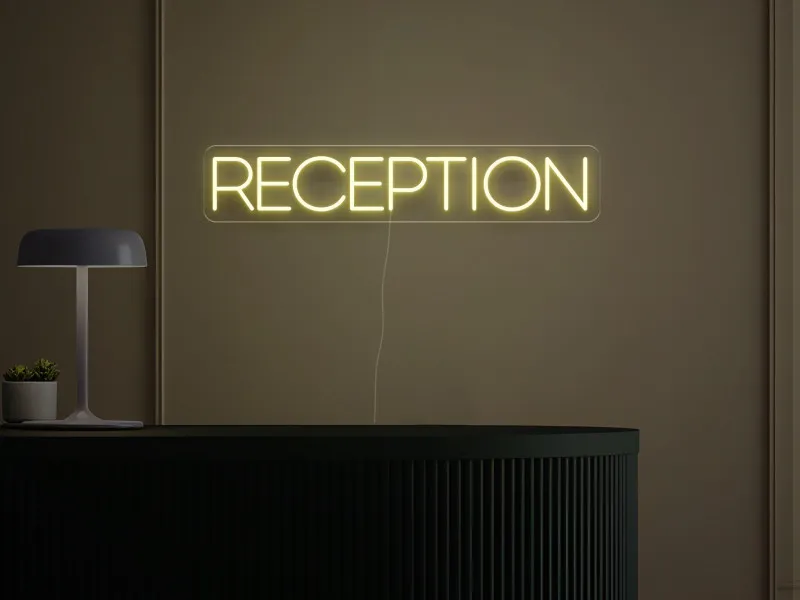 Reception -  Semn Luminos LED Neon