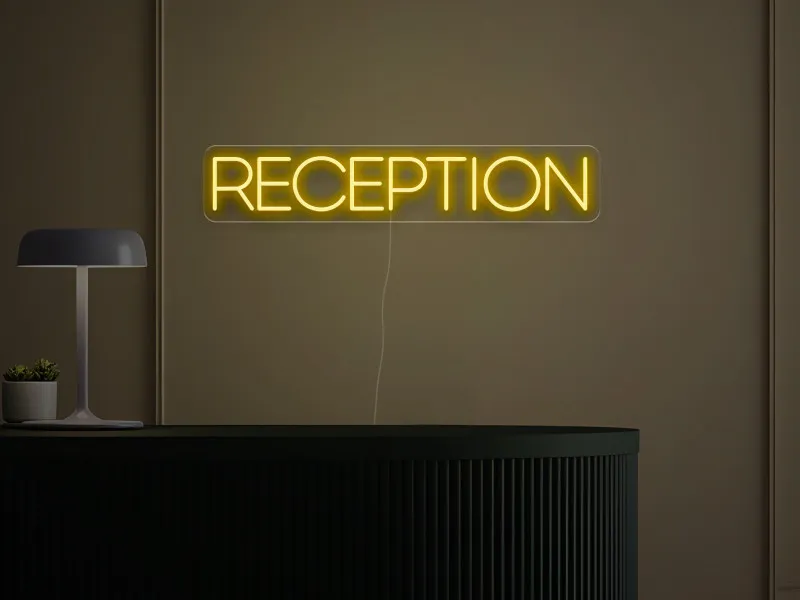 Reception -  Semn Luminos LED Neon