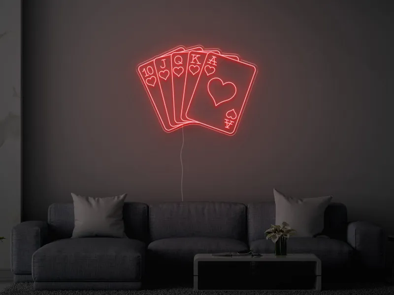 Chintă roială - Semn Luminos LED Neon