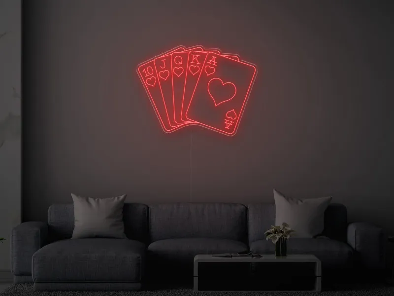 Chintă roială - Semn Luminos LED Neon