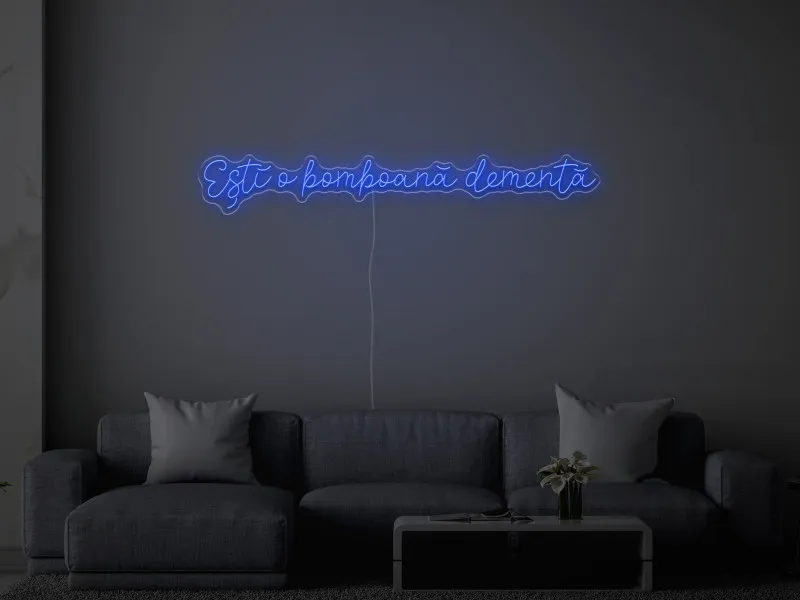 Ești o bomboană dementă - Semn Luminos LED Neon