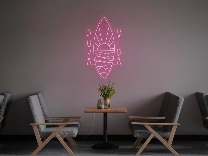 Pura Vida - Semn Luminos LED Neon