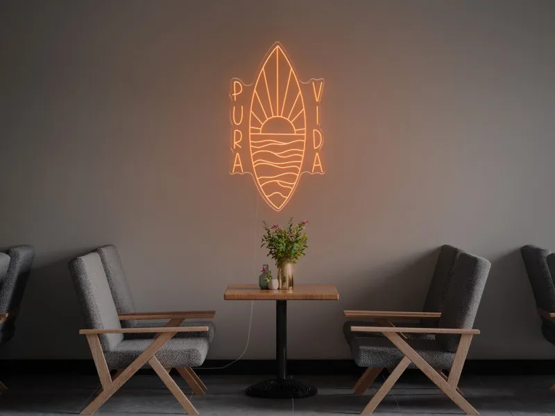 Pura Vida - Semn Luminos LED Neon