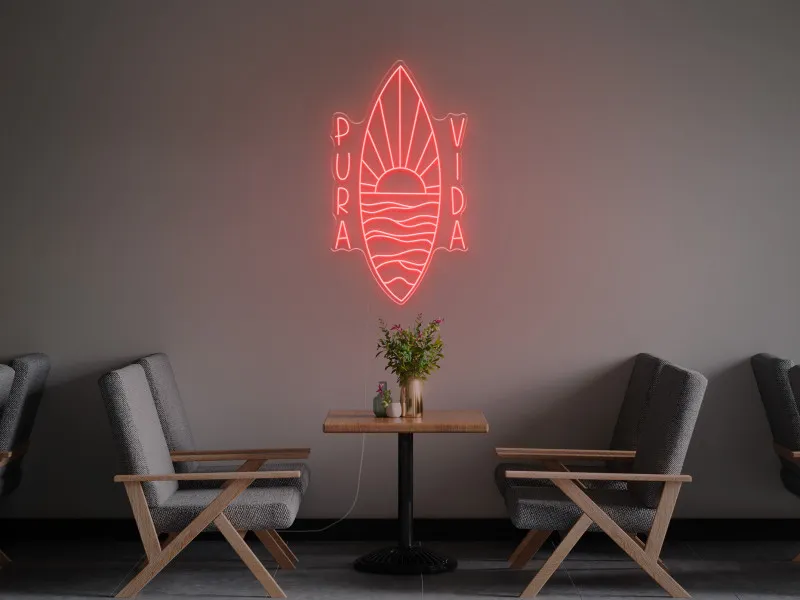 Pura Vida - Semn Luminos LED Neon