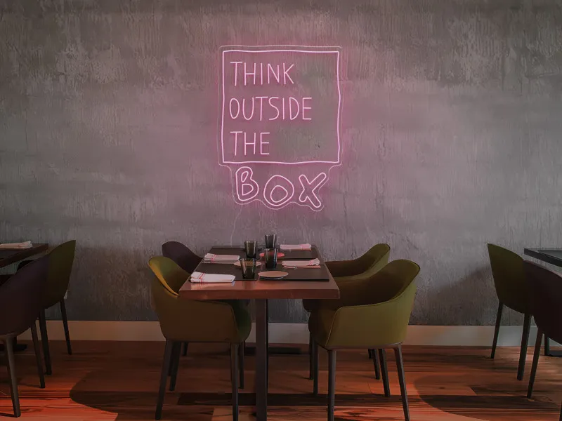Think Outside The Box - Semn Luminos LED Neon