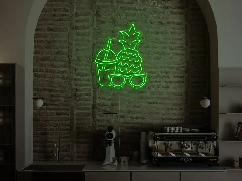 Cool Pineapple - Semn Luminos LED Neon