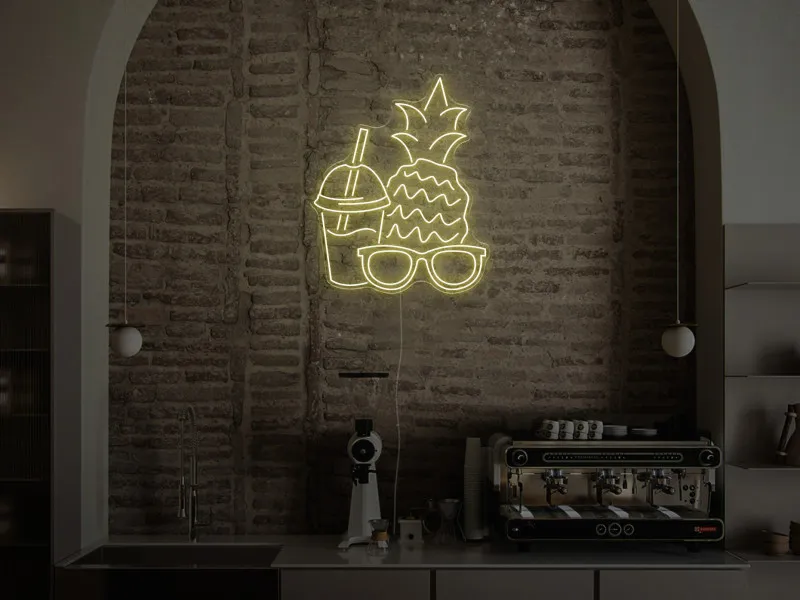 Cool Pineapple - Semn Luminos LED Neon