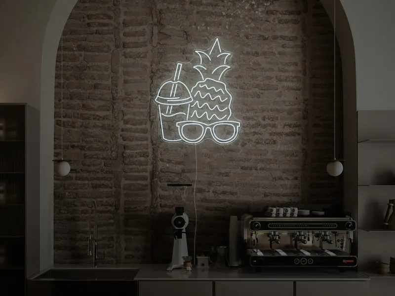 Cool Pineapple - Semn Luminos LED Neon