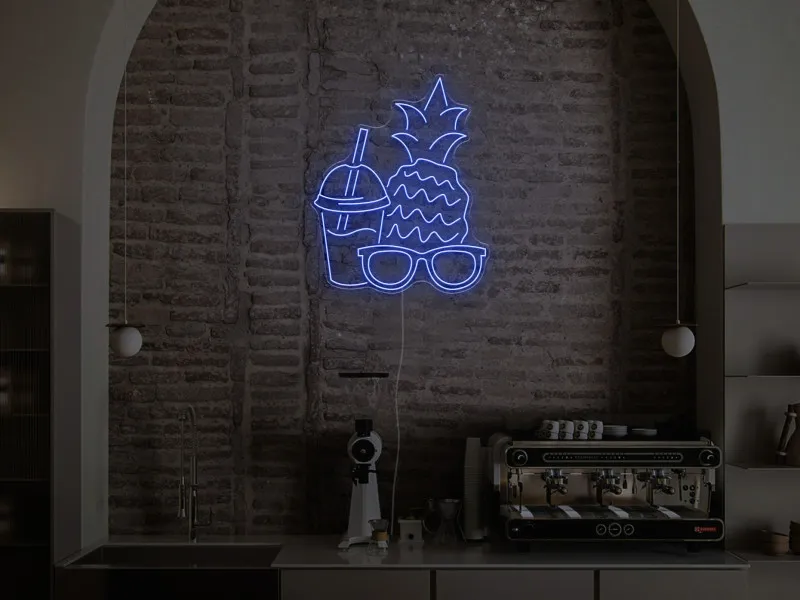 Cool Pineapple - Semn Luminos LED Neon