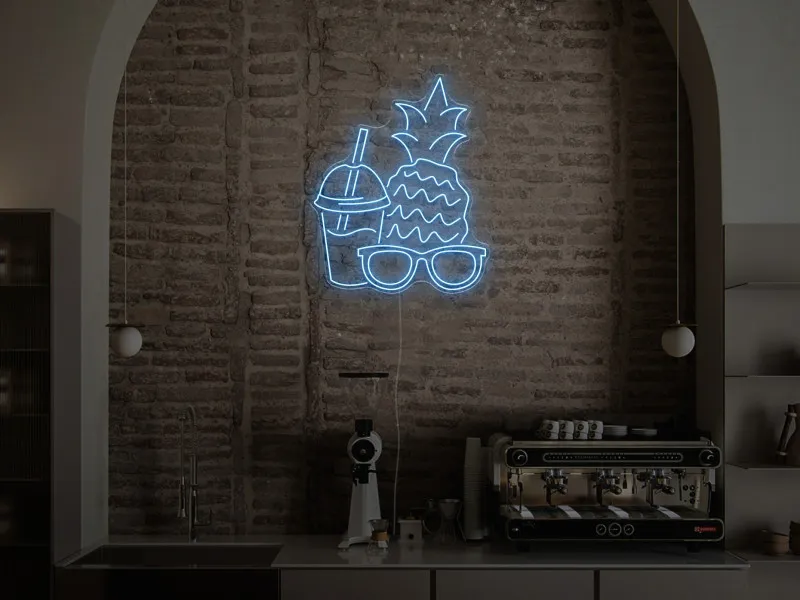 Cool Pineapple - Semn Luminos LED Neon