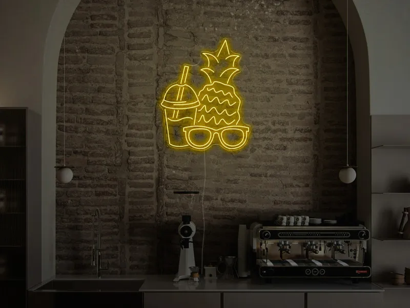 Cool Pineapple - Semn Luminos LED Neon