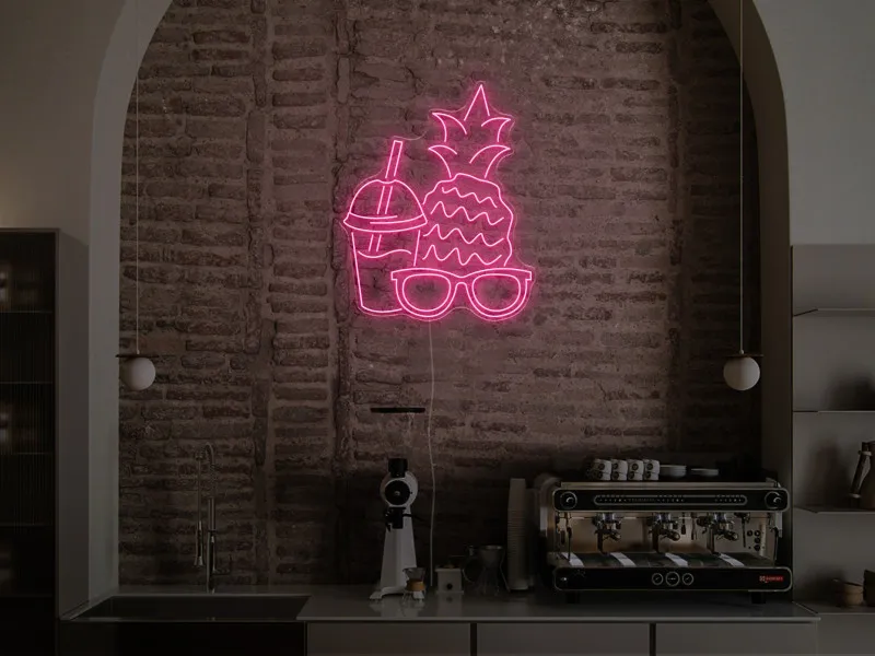 Cool Pineapple - Semn Luminos LED Neon