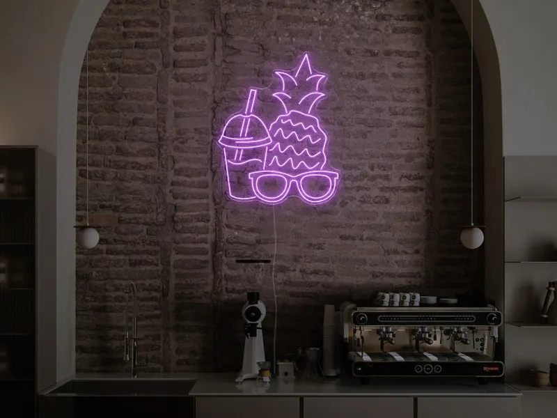 Cool Pineapple - Semn Luminos LED Neon