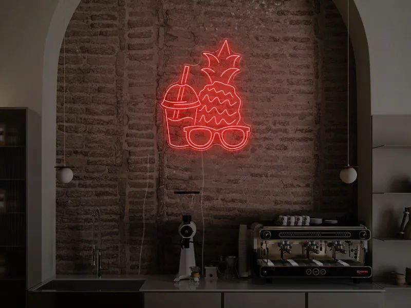 Cool Pineapple - Semn Luminos LED Neon