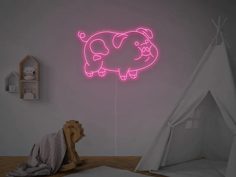 Purceluș- Semn Luminos LED Neon