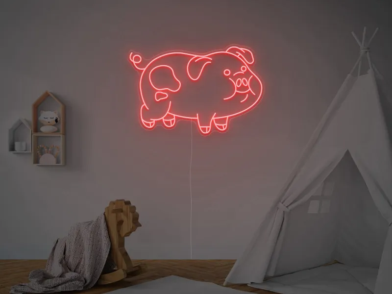 Purceluș- Semn Luminos LED Neon