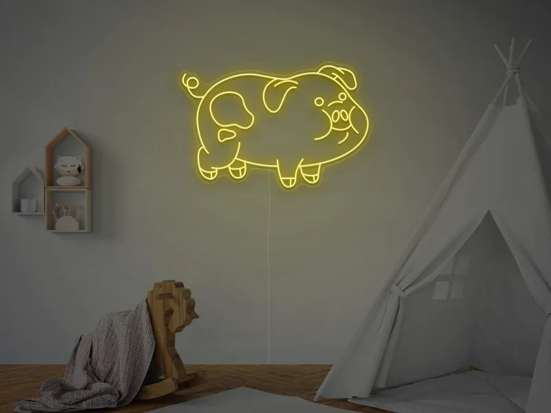 Purceluș- Semn Luminos LED Neon