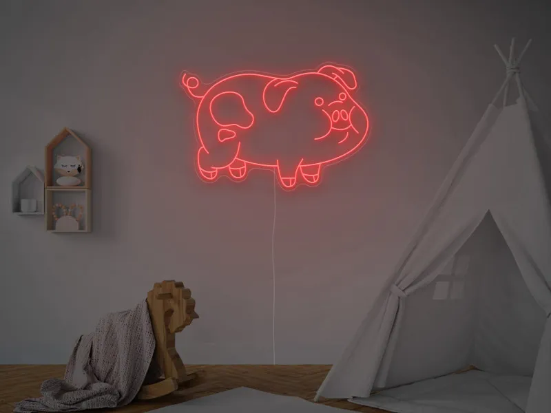 Purceluș- Semn Luminos LED Neon