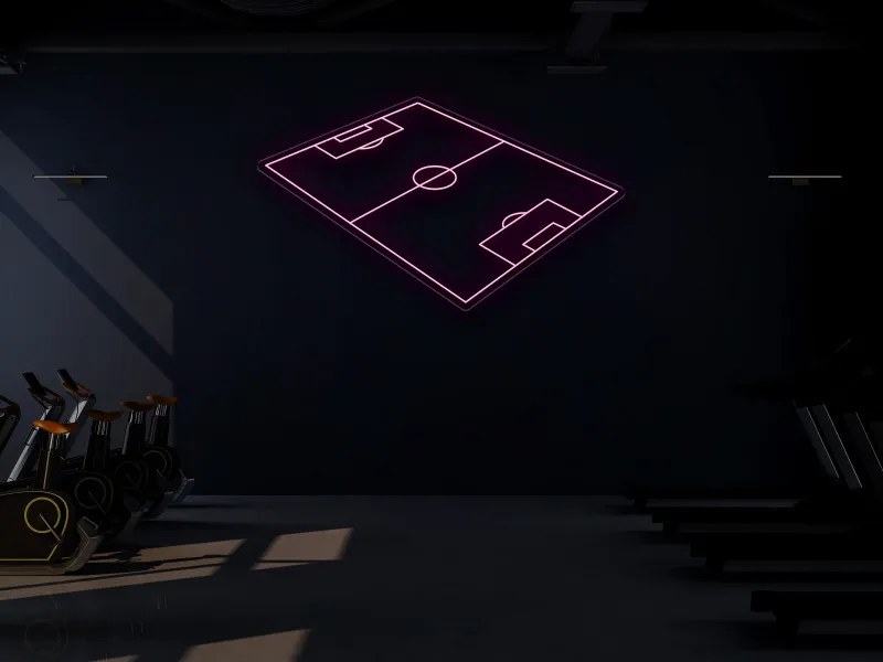 Teren de Fotbal - Semn Luminos LED Neon