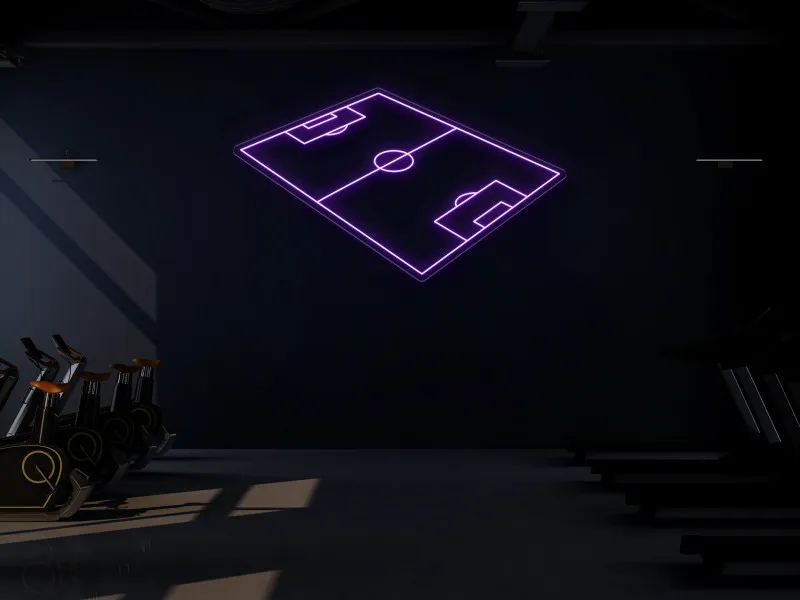Teren de Fotbal - Semn Luminos LED Neon