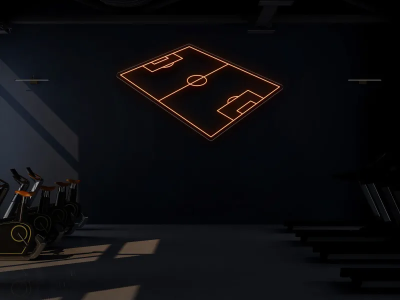 Teren de Fotbal - Semn Luminos LED Neon