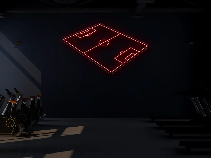 Teren de Fotbal - Semn Luminos LED Neon