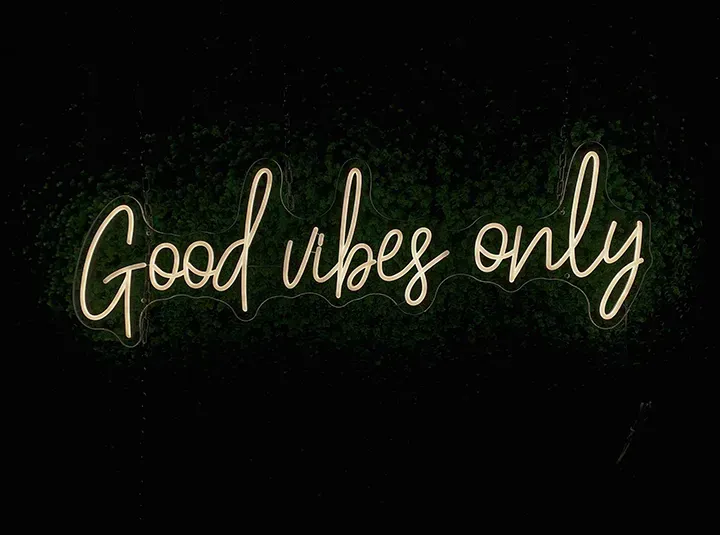 Good vibes only - Semn Luminos LED Neon