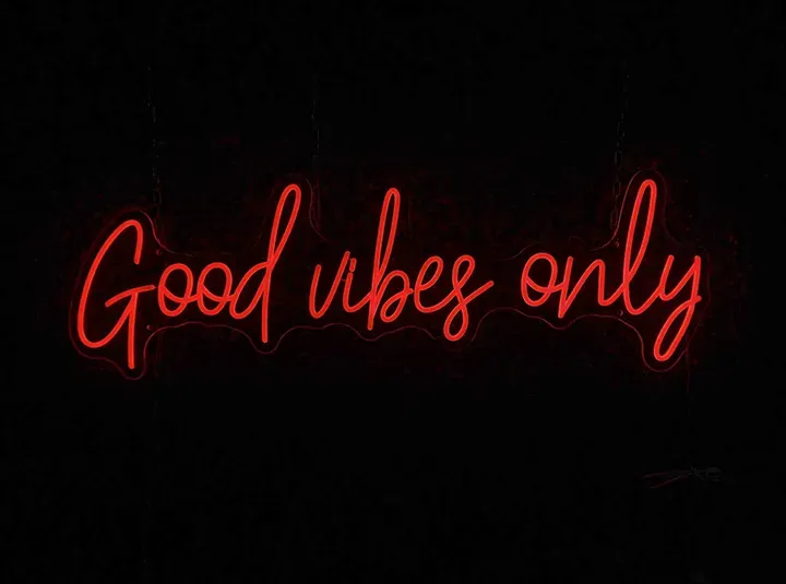 Good vibes only - Semn Luminos LED Neon
