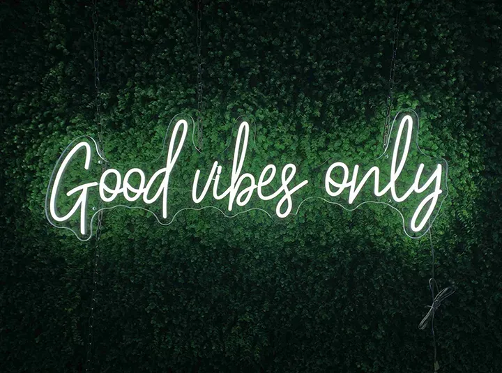 Good vibes only - Semn Luminos LED Neon