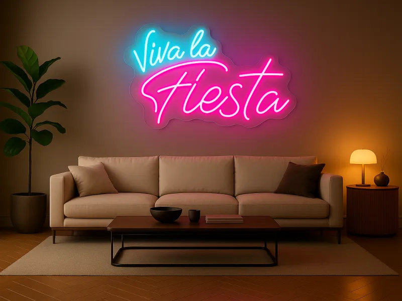 Viva la fiesta - Semn Luminos LED Neon