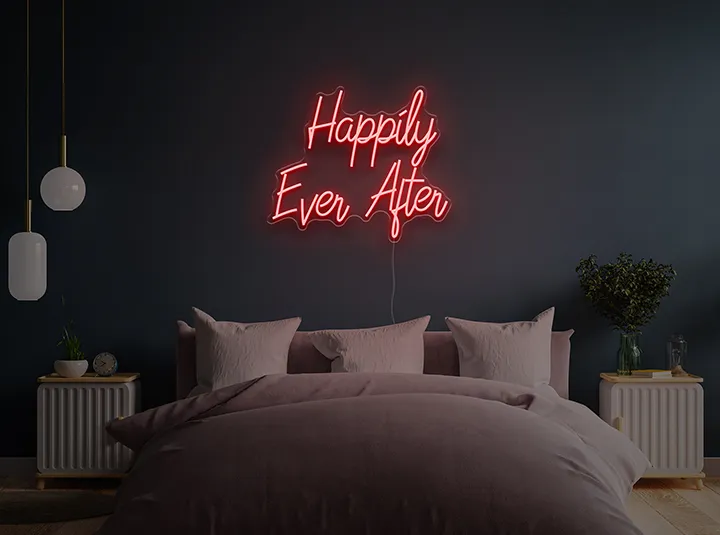 Happily Ever After - Semn Luminos LED Neon de Inchiriat
